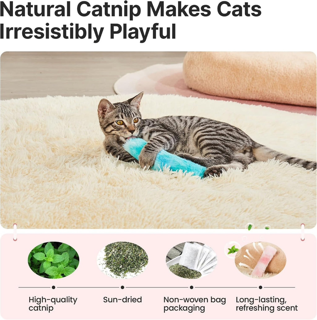 Potaroma Cat Toys Pillows, 3 Pack, Catnip Inside, Indoor Interactive Fun