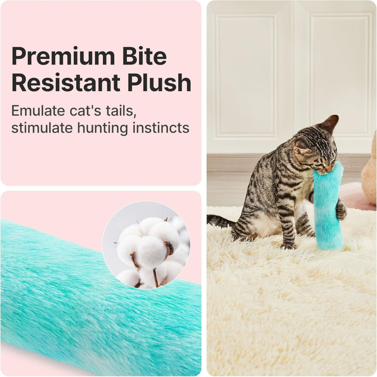 Potaroma Cat Toys Pillows, 3 Pack, Catnip Inside, Indoor Interactive Fun